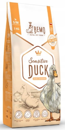 Bemo Sensitive Duck Kaczka 3 kg Hipoalergiczna karma sucha psa bez kurczaka