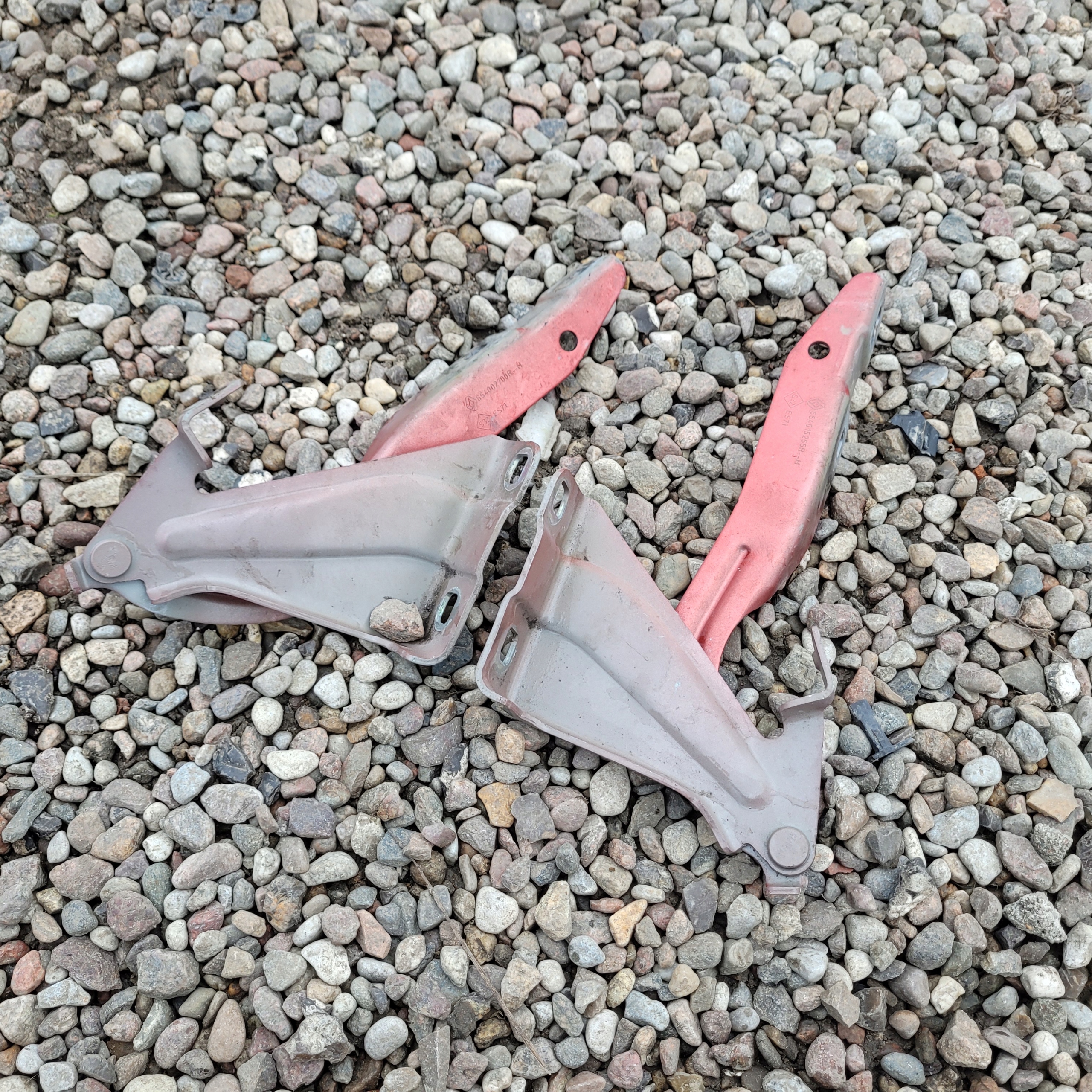 bonnet hinges KOMPLET right left RENAULT KADJAR