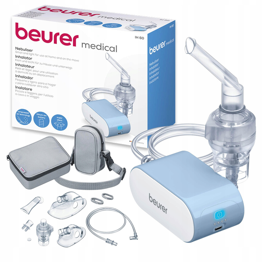 Beurer Ih 60 Inhalator cichy i przenośny z akumulatorem