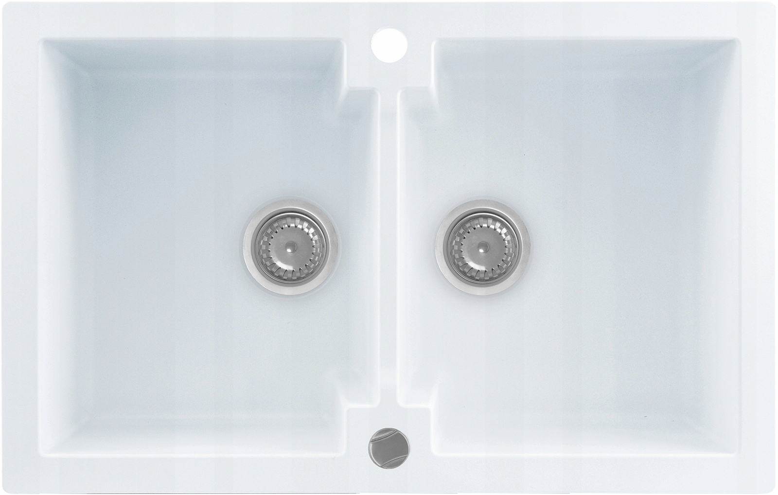 Zlewozmywak Kernau Kgsa 80 2B Pure White 2 Komory