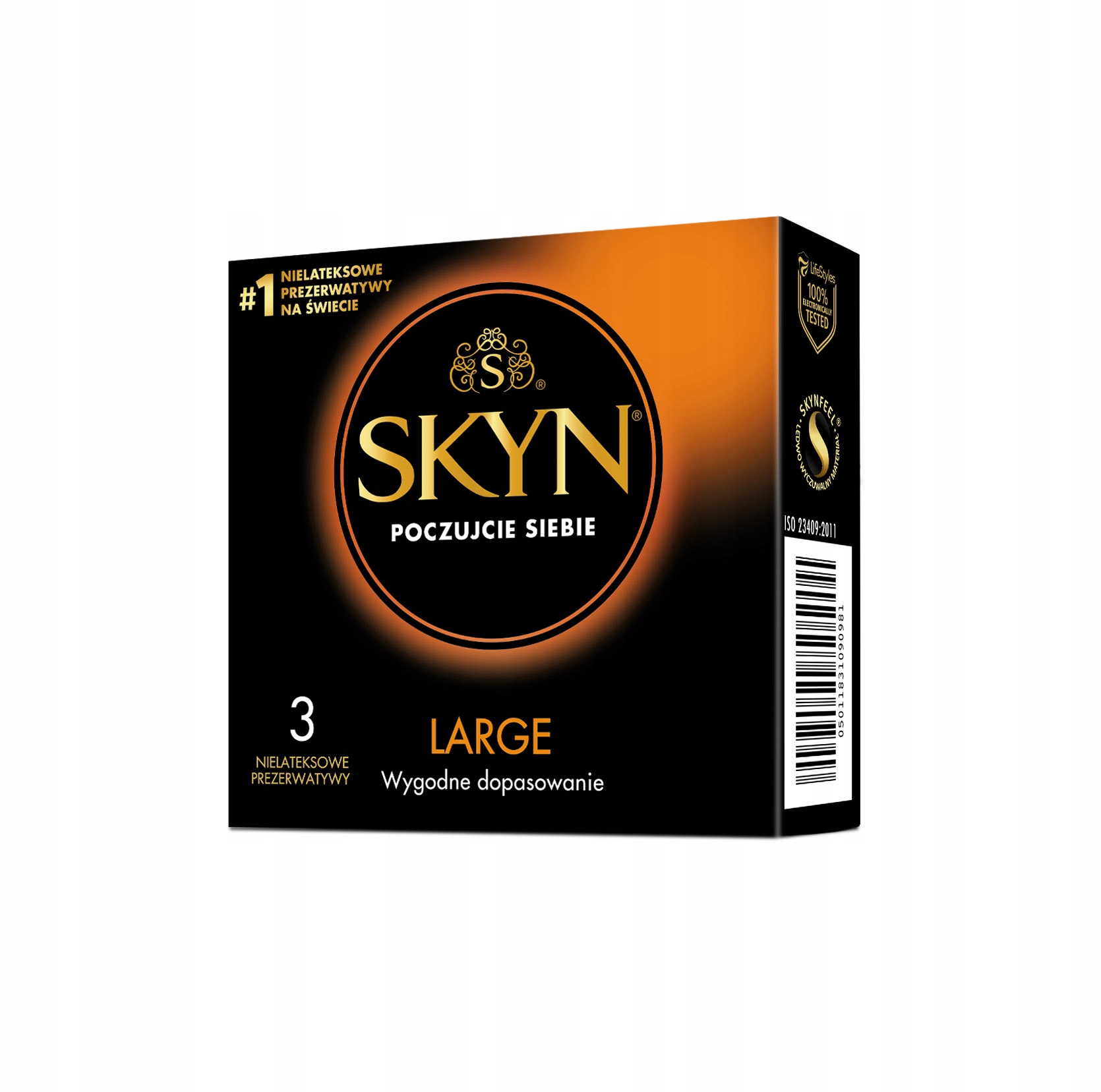 

Prezerwatywy Unimil Skyn Large 3 szt. Kartonik