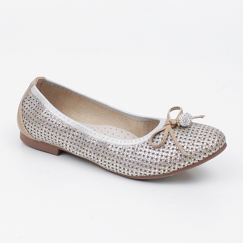 SOKOLSKI W24-276 BEŻOWE BALERINY SKÓRA r. 38