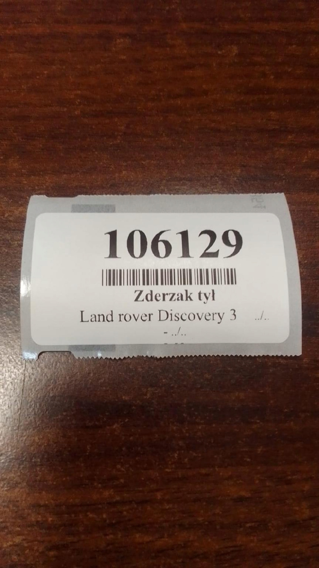 LAND ROVER DISCOVERY III Stoßstange heck