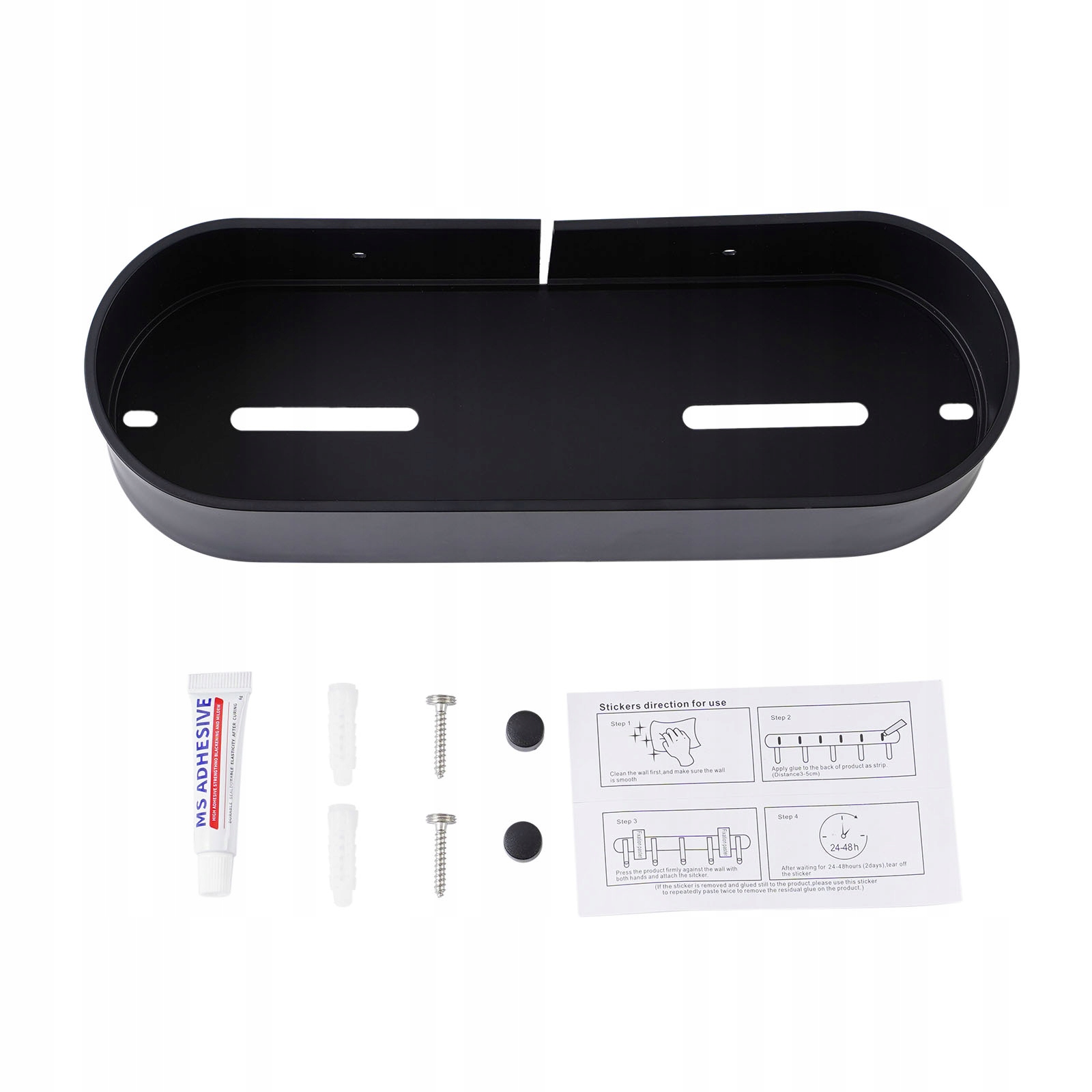 PÓŁKA ŁAZIENKOWA WISZĄCA POD PRYSZNIC LOFT 30CM Szerokość mebla 30 cm