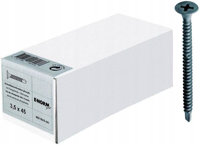 Vrtačka pro suchou výstavbu s nástavcem pro vrtání 3,5 x 35 Tsd E-NORMpro