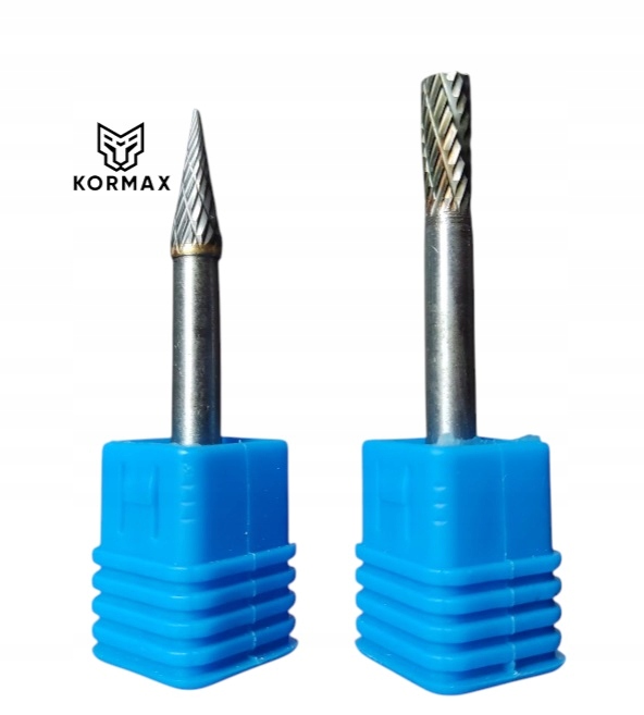 Fréza pilník vysokorychlostní rotační 6 mm na kov s karbidem Set 2ks