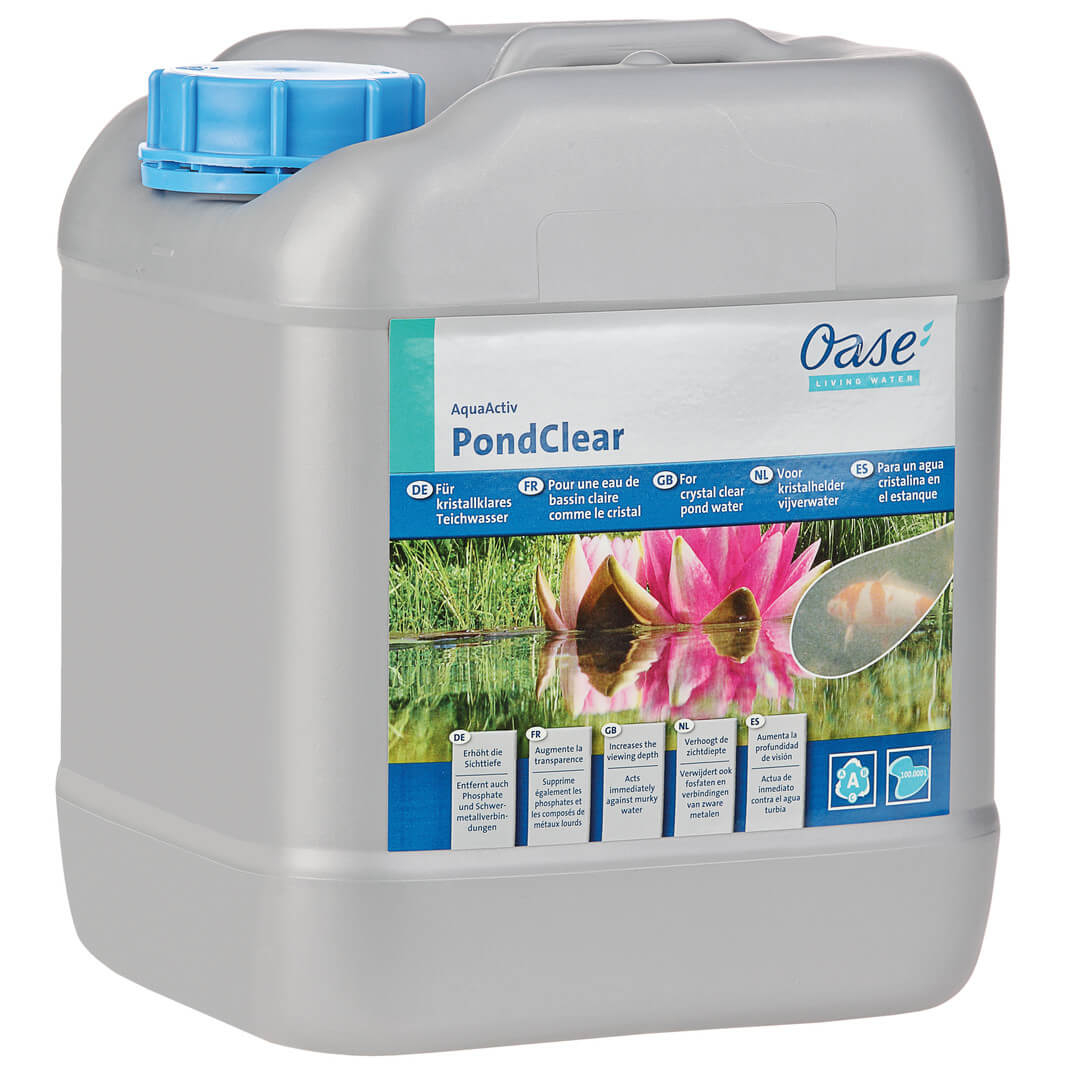 Oase AquaActiv PondClear 5L čistí vodu v jezírku