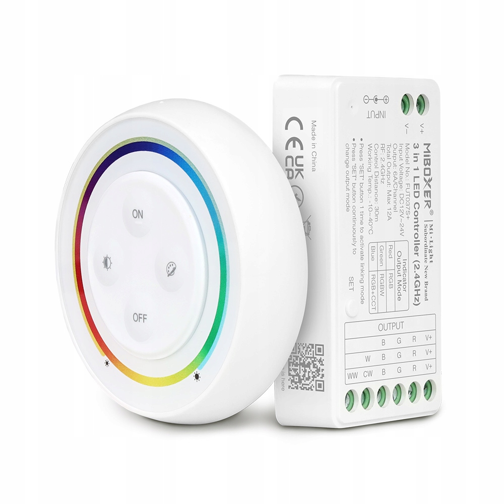 Zestaw Sterownik Pilot Do Taśma Led Rgb 2.4Ghz Milight Miboxer FUT037SA+