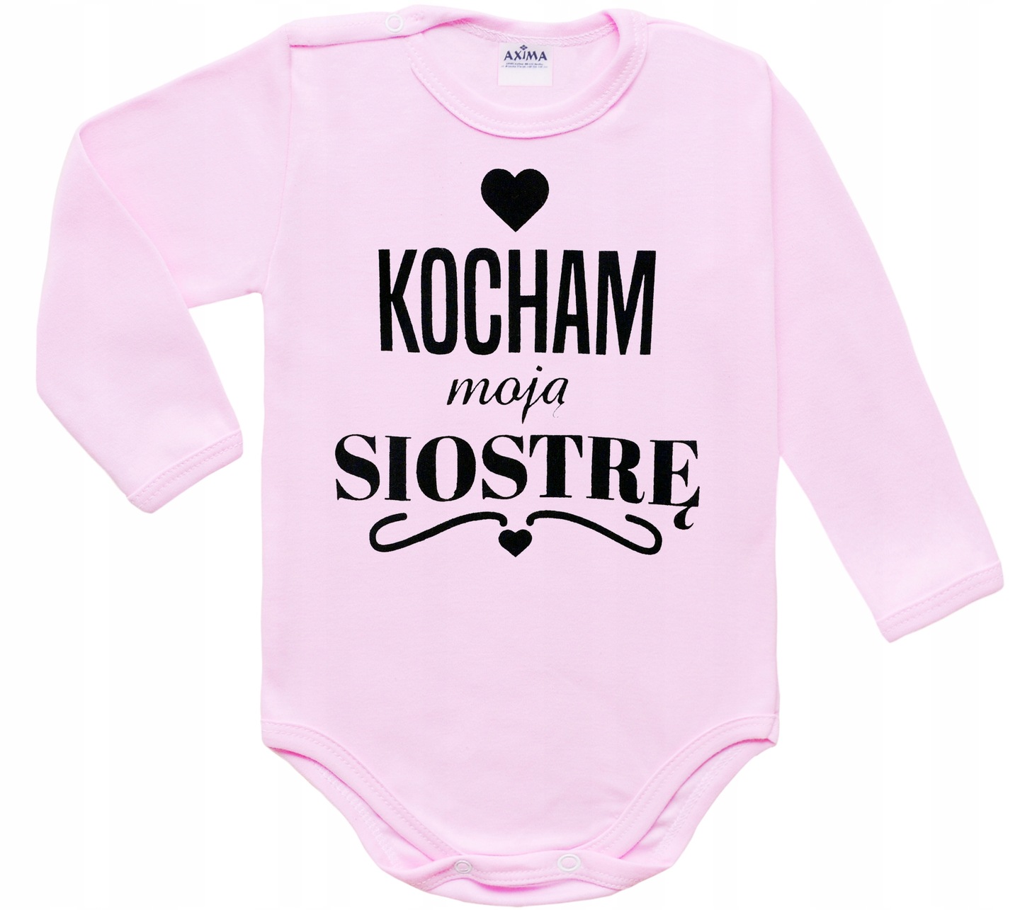 

Body z długim rękawem Kocham Moją Siostrę r. 80