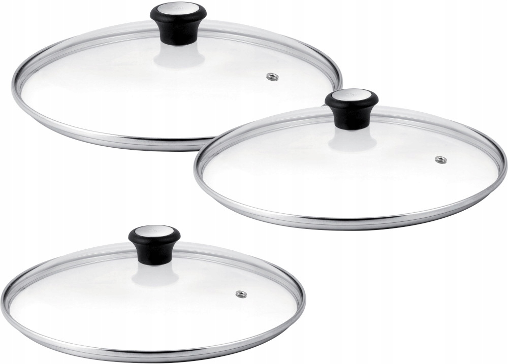 

Komplet szklane pokrywki Tefal 24/26/28 3el