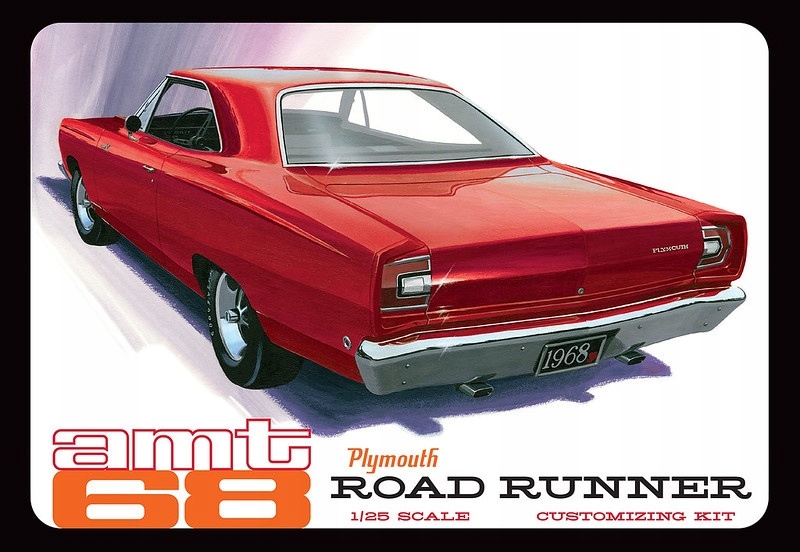 Model Plastikowy - Samochód 1:25 1968 Plymouth Road Runner Customizing Kit