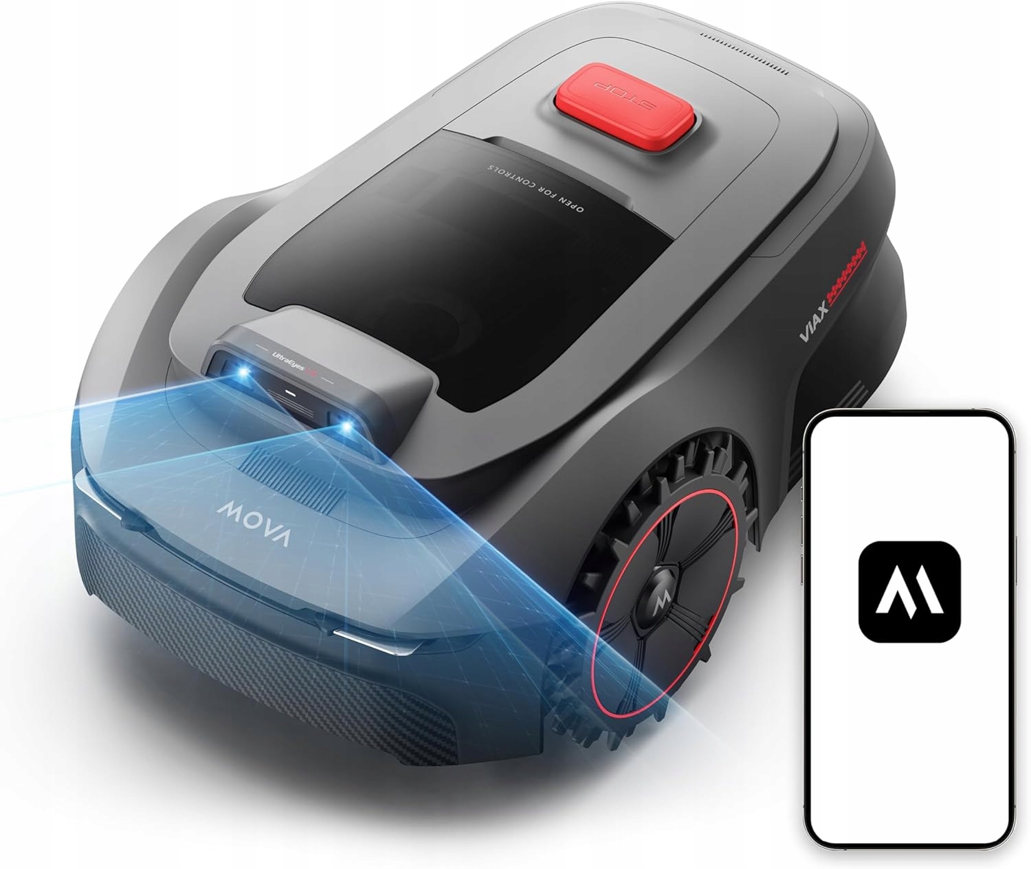 Mova ViAX 250 Robotická kosačka bez kábla 250 m² Ai Mapovanie Vyhýbanie sa prekážkam