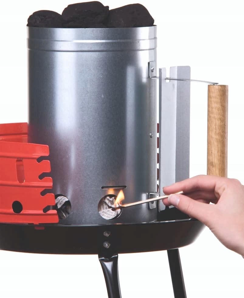 Komin do rozpalania WĘGLE BRYKIETU GRILLA BBQ