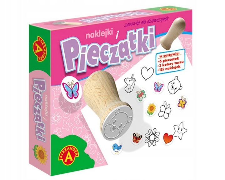 

Pieczątki i naklejki dla dziewczynek