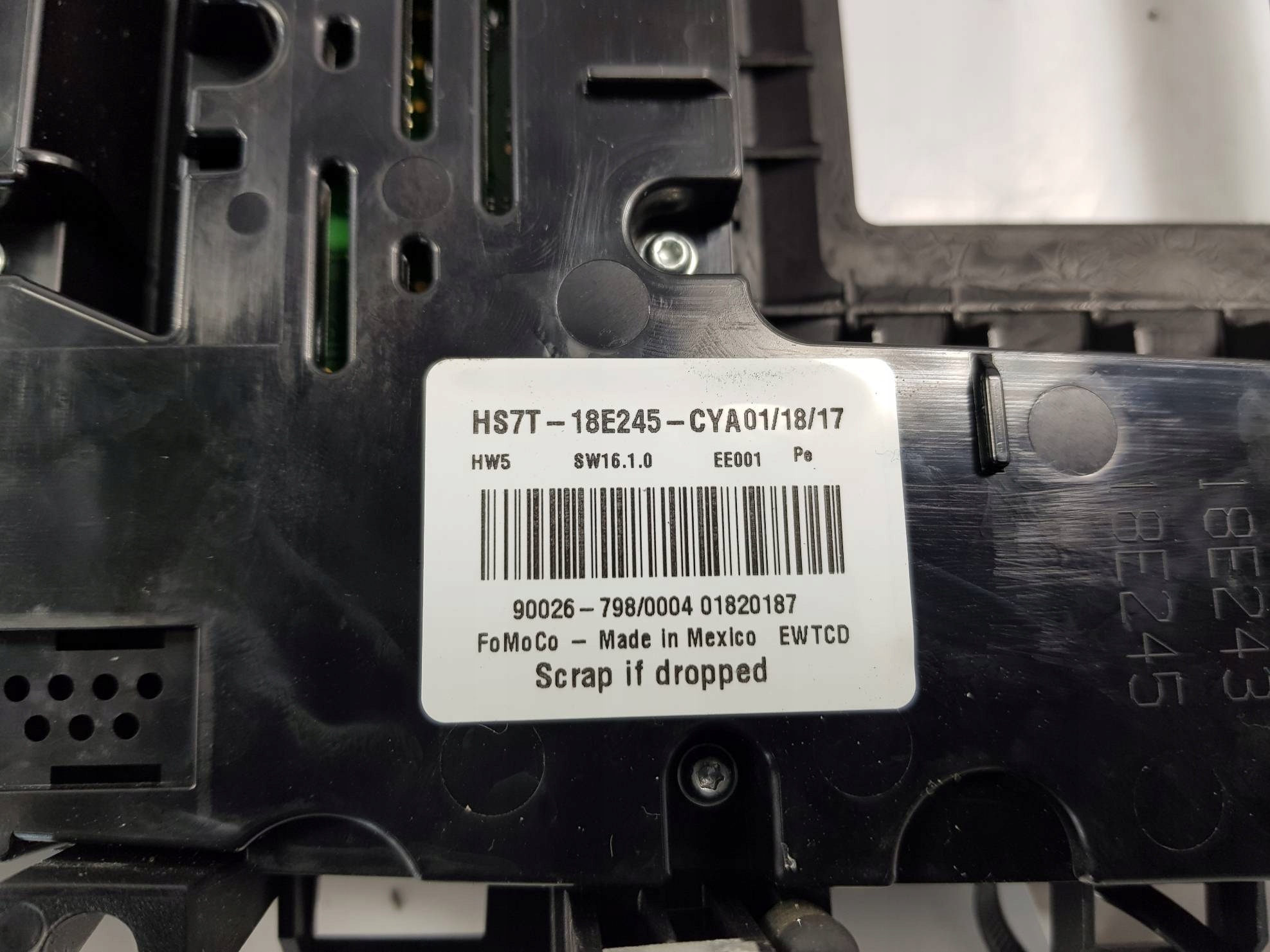 PANEL klimaanlage HS7T-18E245-CYA FORD MONDEO MK5 TITANIUM