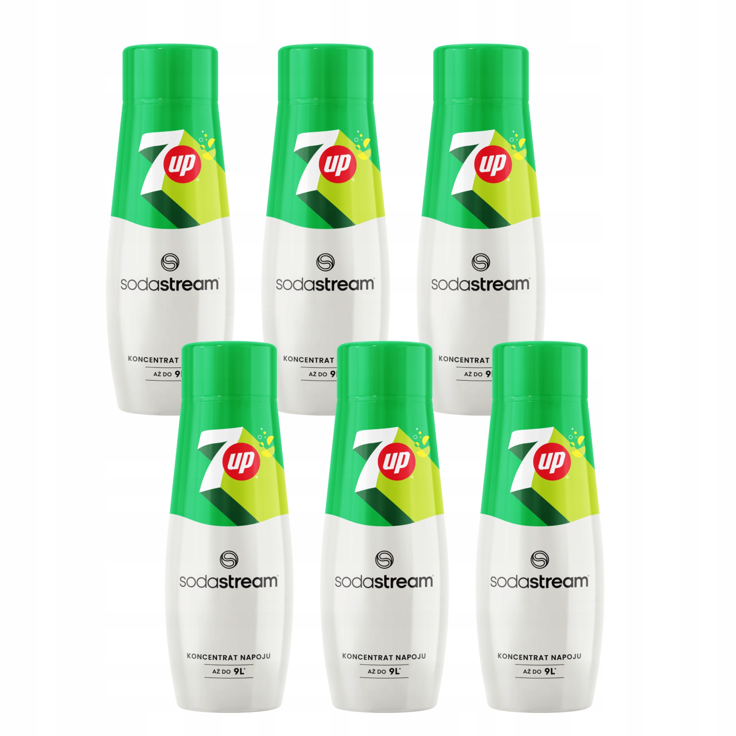 Syrop SodaStream 7UP Cytrynowo Limonkowy Koncentrat Owocowy do Wody 440ml