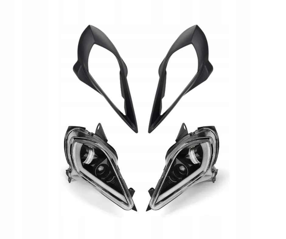 Predné Led svietidlá s podsvietením kryty Yamaha Raptor 250 350 700 Yfz 450R