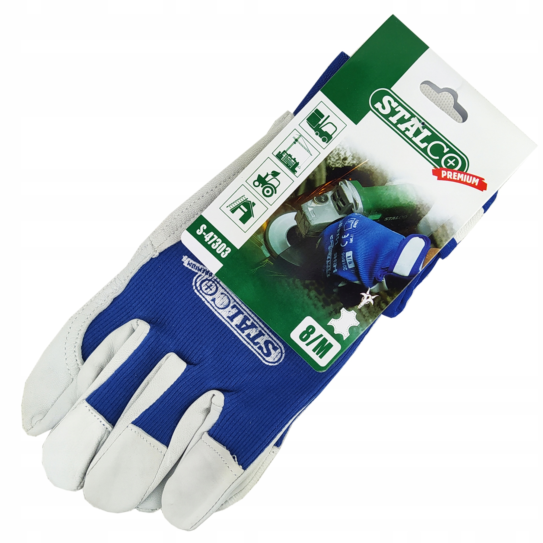 

Rękawice Miękka Kozia Skóra Stalco Premium S-47303
