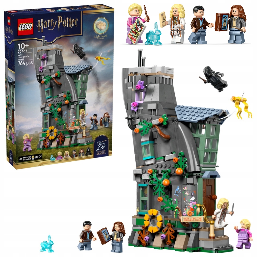 Lego 76467 Harry Potter Dům Luny Lovegoodové Harry Potterové a Relikvie smrti
