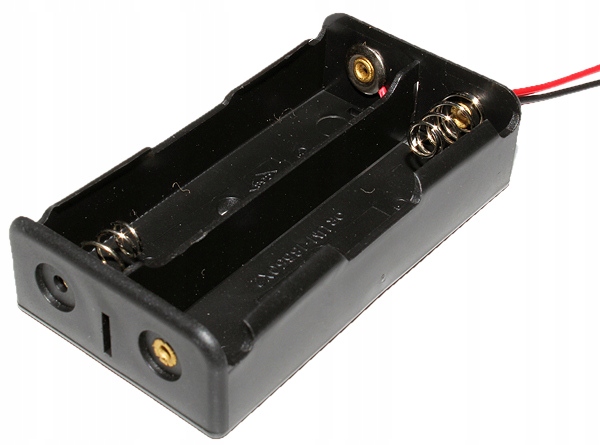 KOSZYK 2 X 18650 LI-ION PRZEWODY KOSZYCZEK 2S Szeregowo 7,2V 8,4V