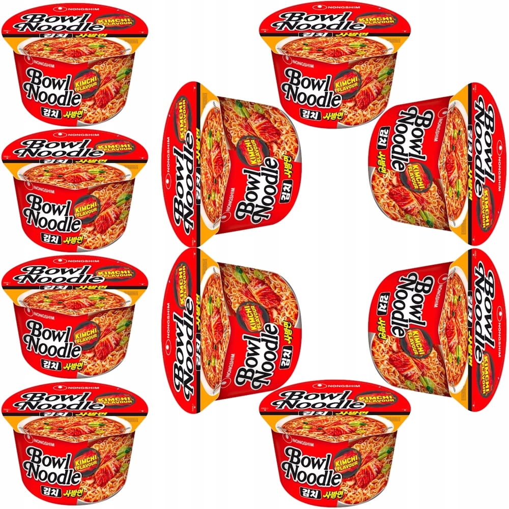 Levně 10x Korejská instantní polévka KimChi Hrnek Cup 100 g Nong Shim