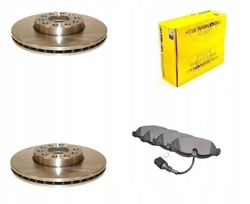 Kotouče Kostky Vw Golf VII VIII Passat B8 Arteon Roc Přední Sada 312MM