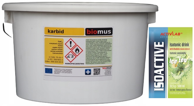Karbid Biomus 5kg węglik wapnia