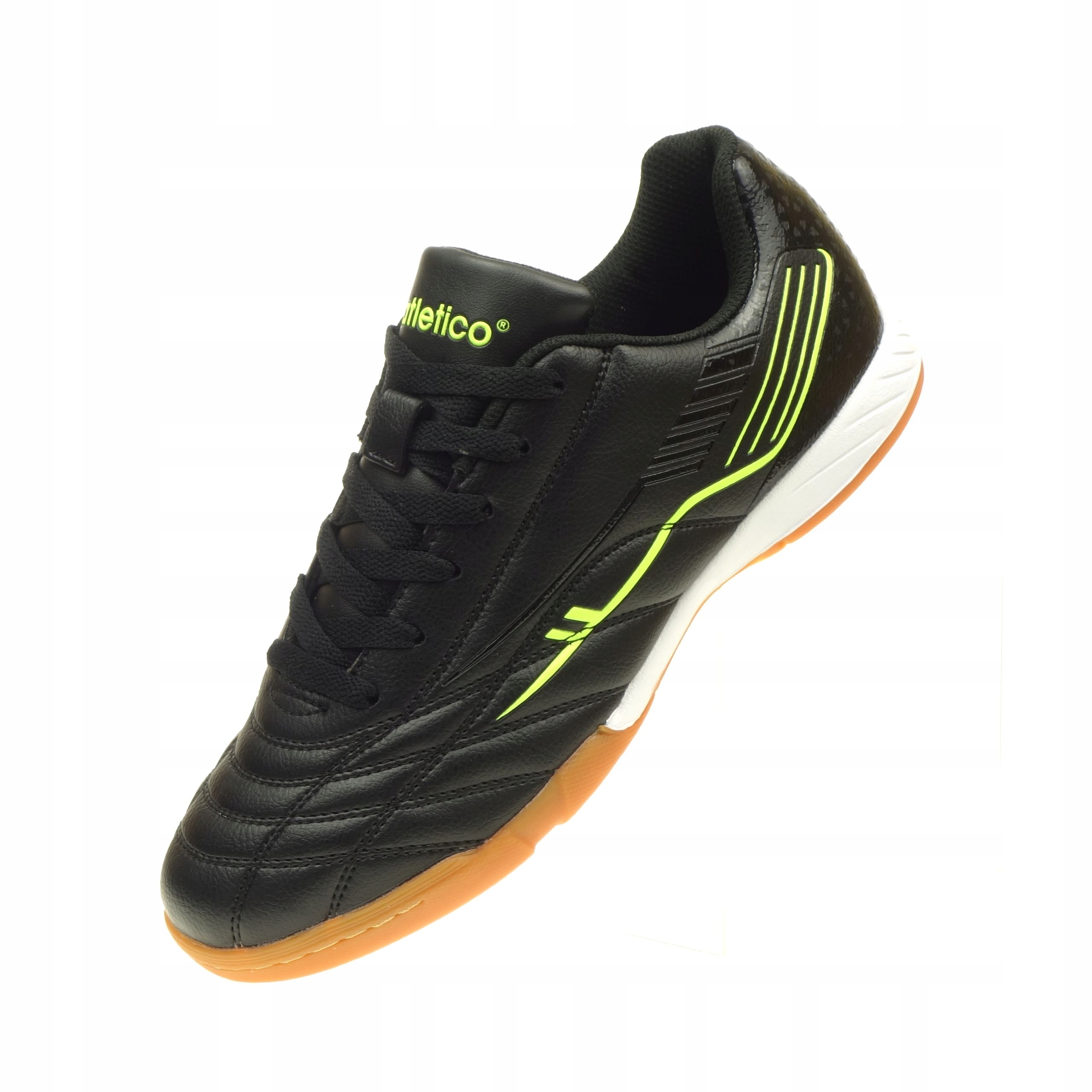 Halové boty Atletico Sportovní fotbalové halovky šité černé 42