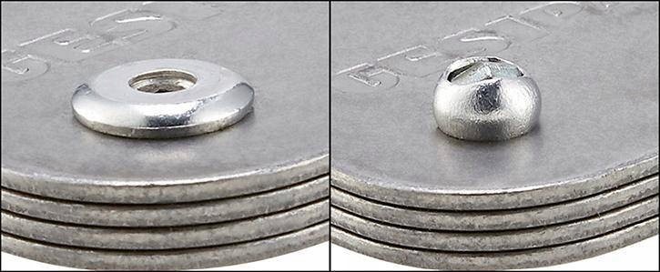 Nit 1-str.zam.CAP,al/stalleb plas.-okr. 3x12mm Zasilanie ręczne