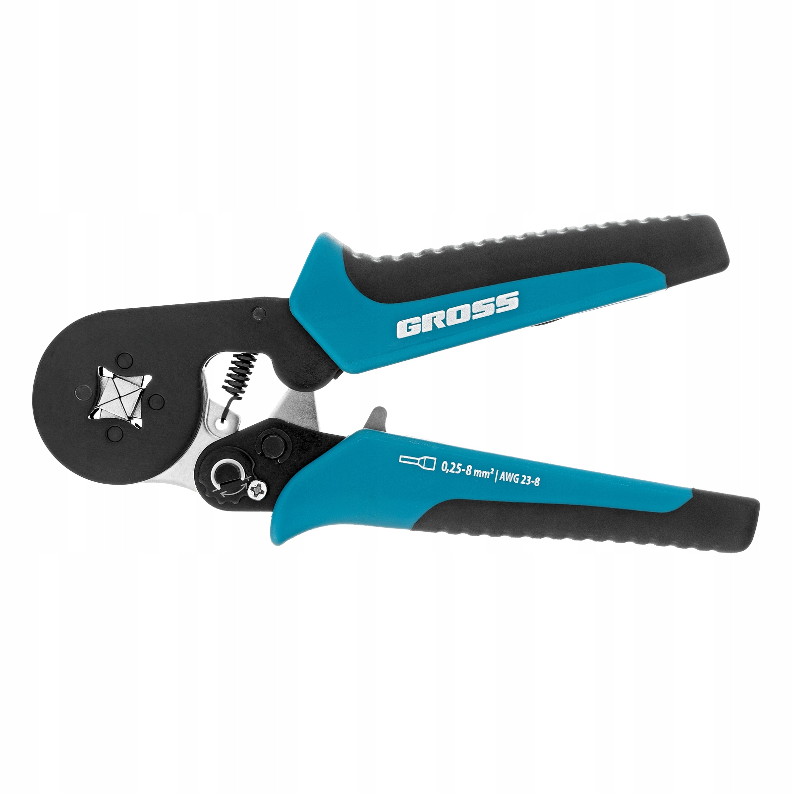 Krimpovací kleště, kleště na kabely, kabely, koncovky 0,25-8 mm Gross