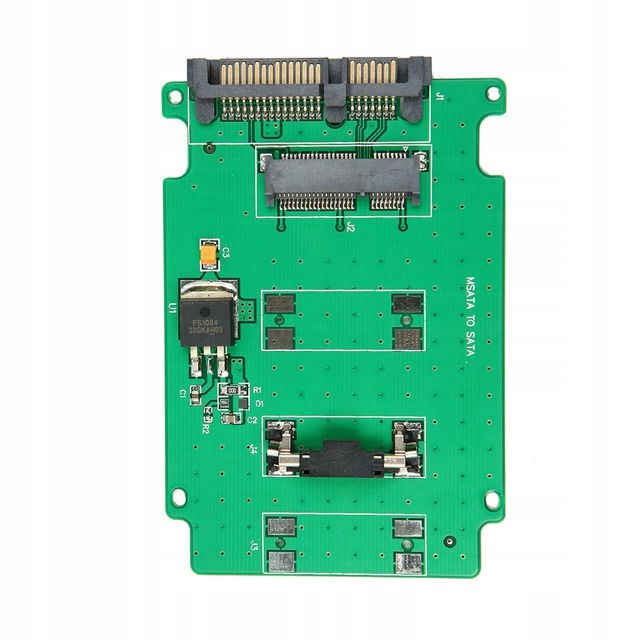 ADAPTER DYSKU SSD mSATA na SATA 2,5'