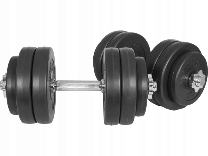 Zestaw hantli Gorilla Sports 2754 (2 x 15 kg)
