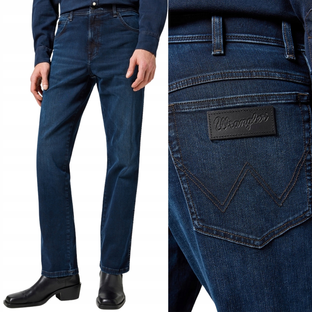 pohodlné kalhoty džíny Wrangler Texas Rodeo Free To Stretch velikosti W33 L34