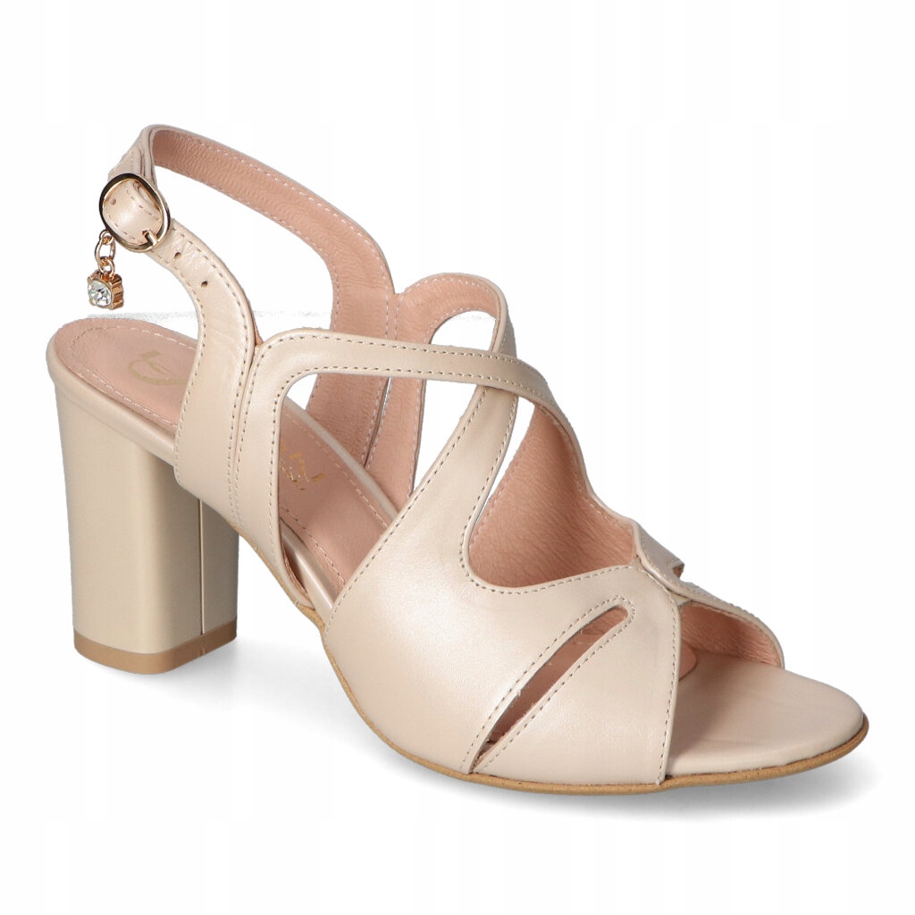 Sandály Lewski 3801 Béžová perla 40