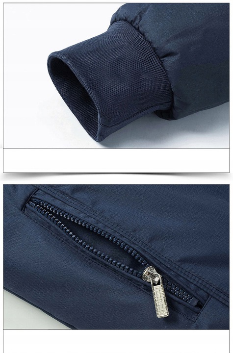 ELEGANCKA KURTKA MĘSKA BOMBERKA STÓJKA WIOSNA,XXL Długość całkowita 1 cm