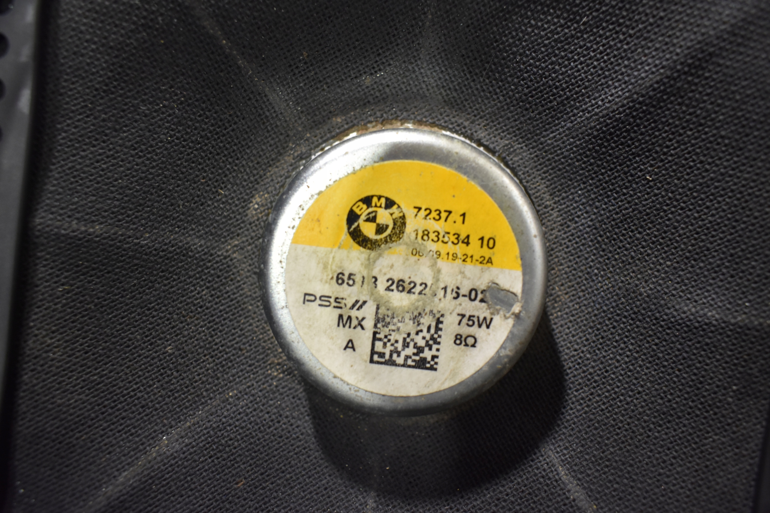 speaker KPL. SUBWOOFER HIFI HARMAN BMW G05 G06 G07 1 9