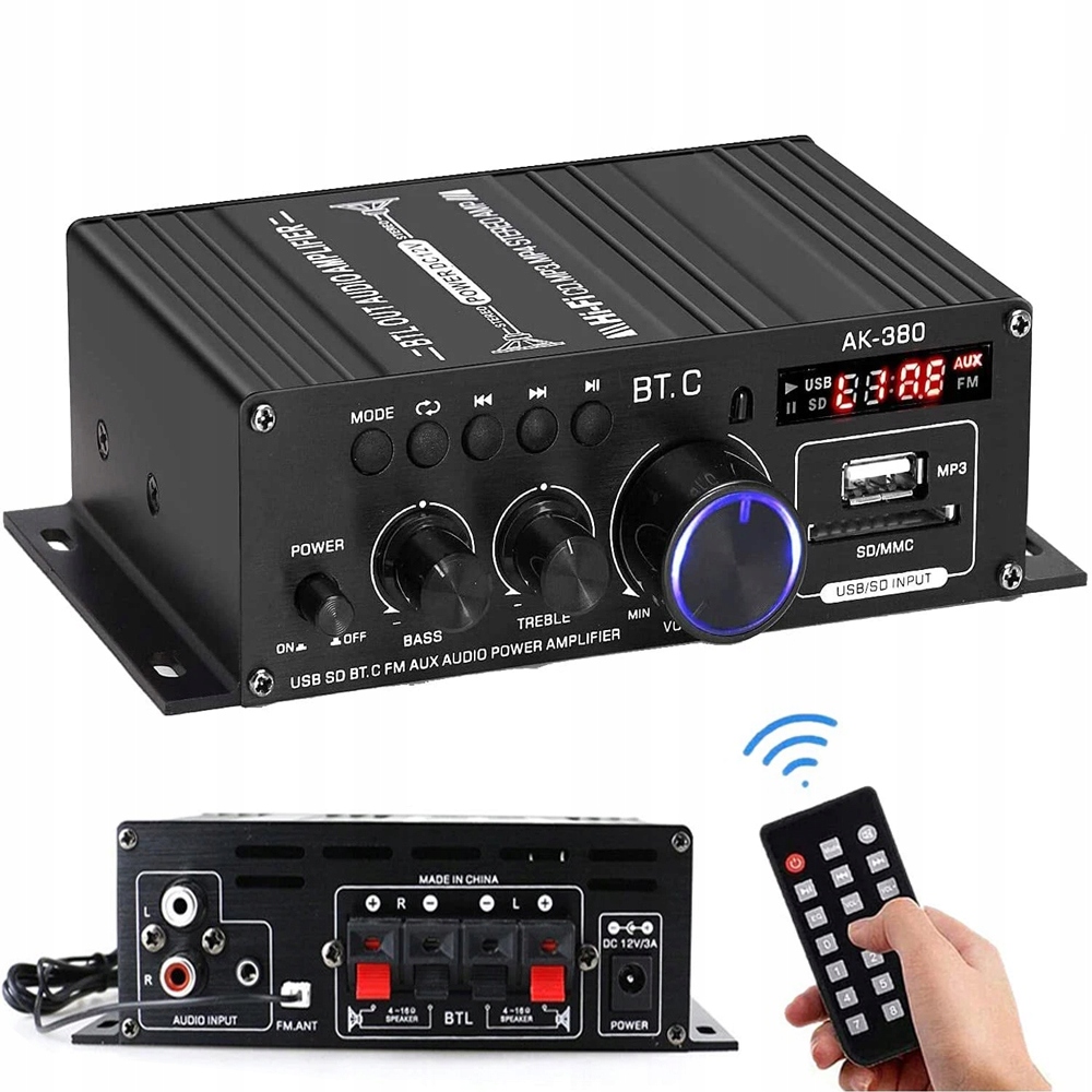 Mini Bluetooth Zesilovač Kompatibilní S Telefonem I Televizí