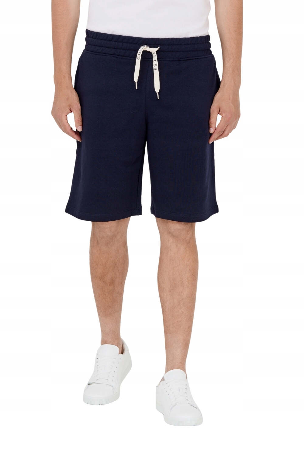 Guess Tmavě modré pánské teplákové kraťasy XL