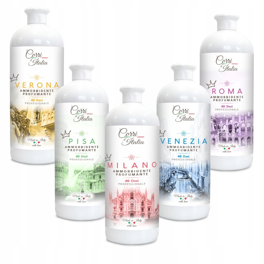 Levně Corri D'italia Sada 5 luxusních italských koncentrátů na oplachování
