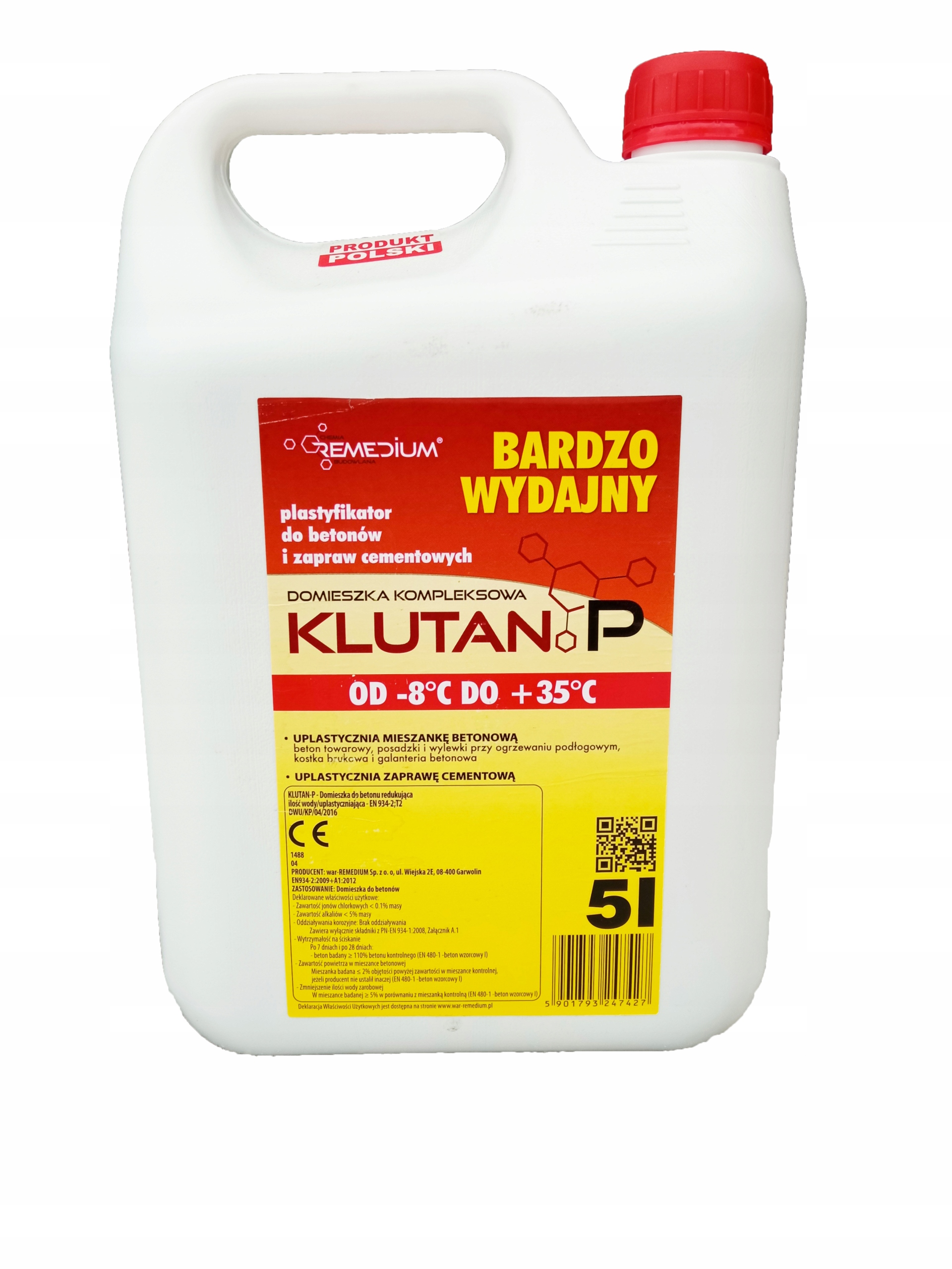 PLASTYFIKATOR 5L KLUTAN P OGRZEWANIE PODŁOGOWE