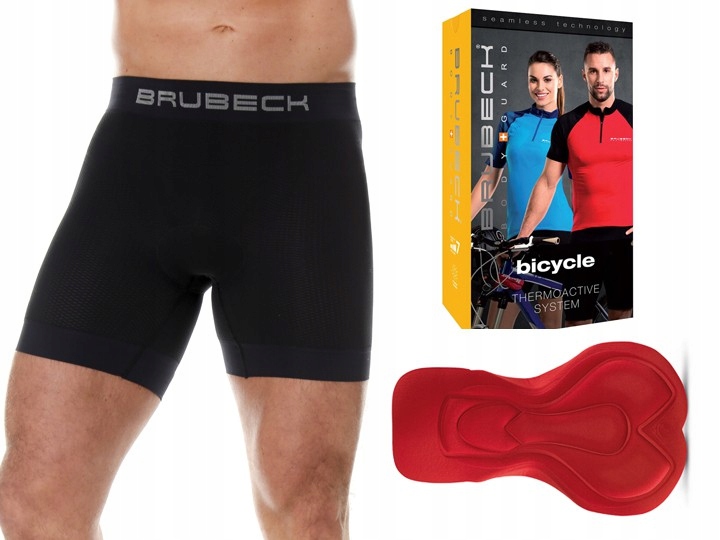 

Brubeck męskie Bokserki Rowerowe Z Wkładką Man -M