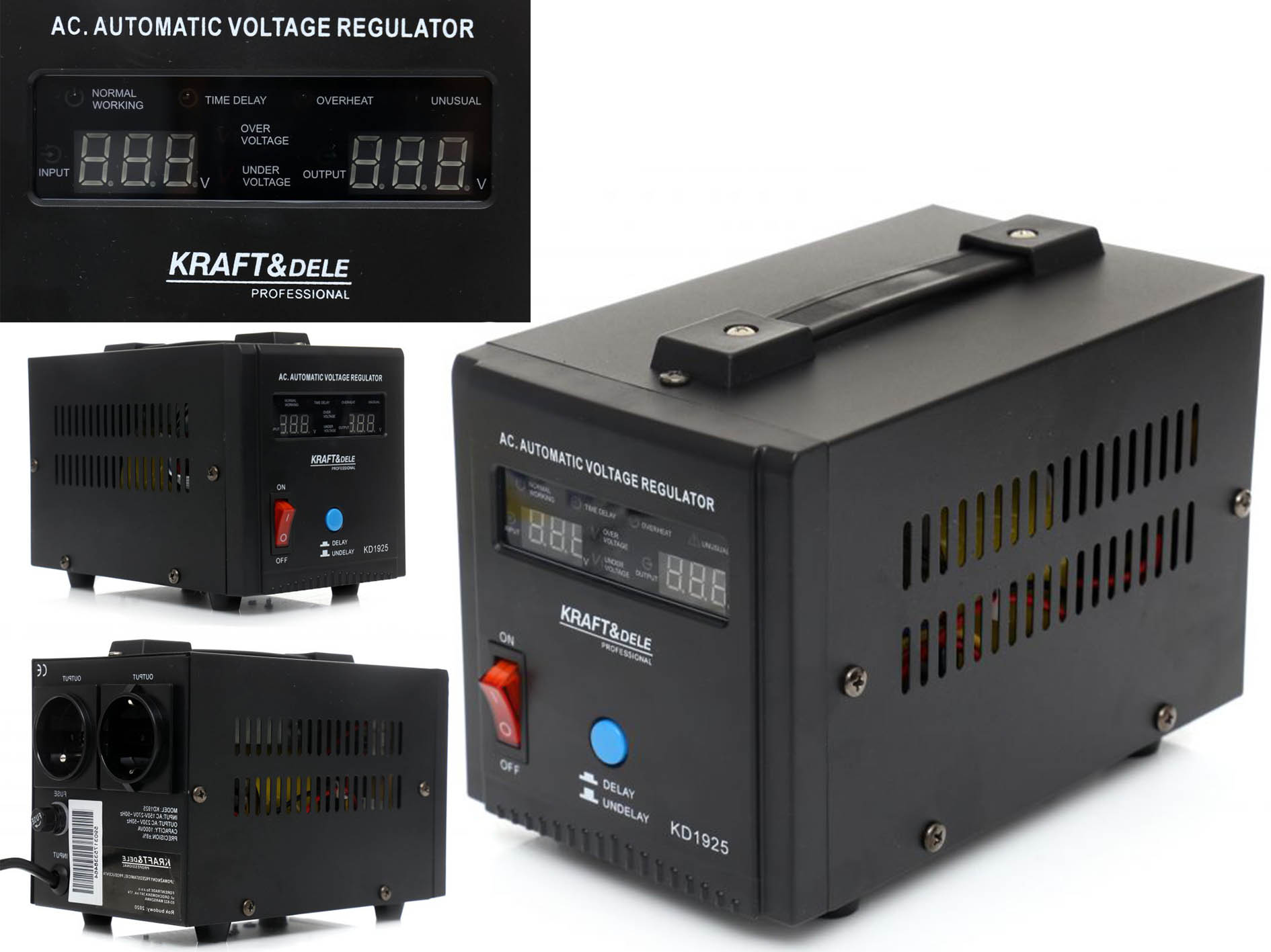 

Stabilizator Napięcia Prądu Avr 1000VA Do Agregatu