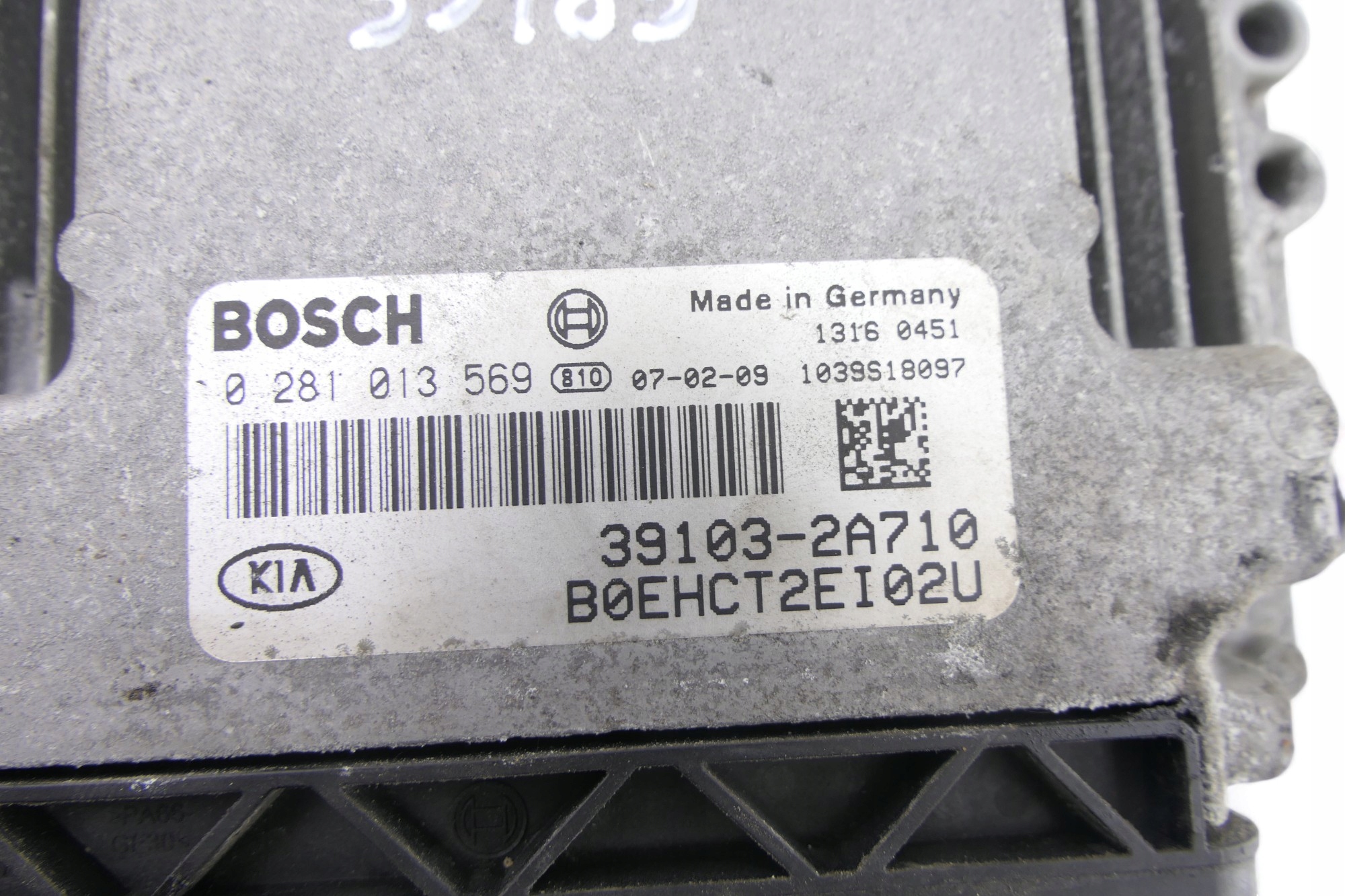 computer control unit of the engine KIA CEED and 1.6 CRDI 39103-2A710