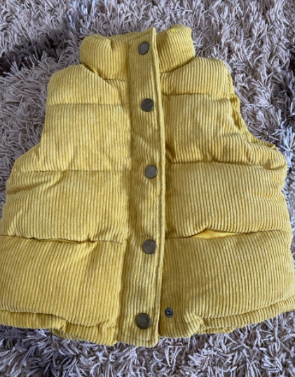 MODNY BEZRĘKAWNIK DLA DZIECKA CIEPŁA KAMIZELKA SZTRUKSOWA Marka Inna marka