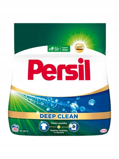2x Persil Deep Clean prášek na praní bílých a světlých tkanin 1,1 kg
