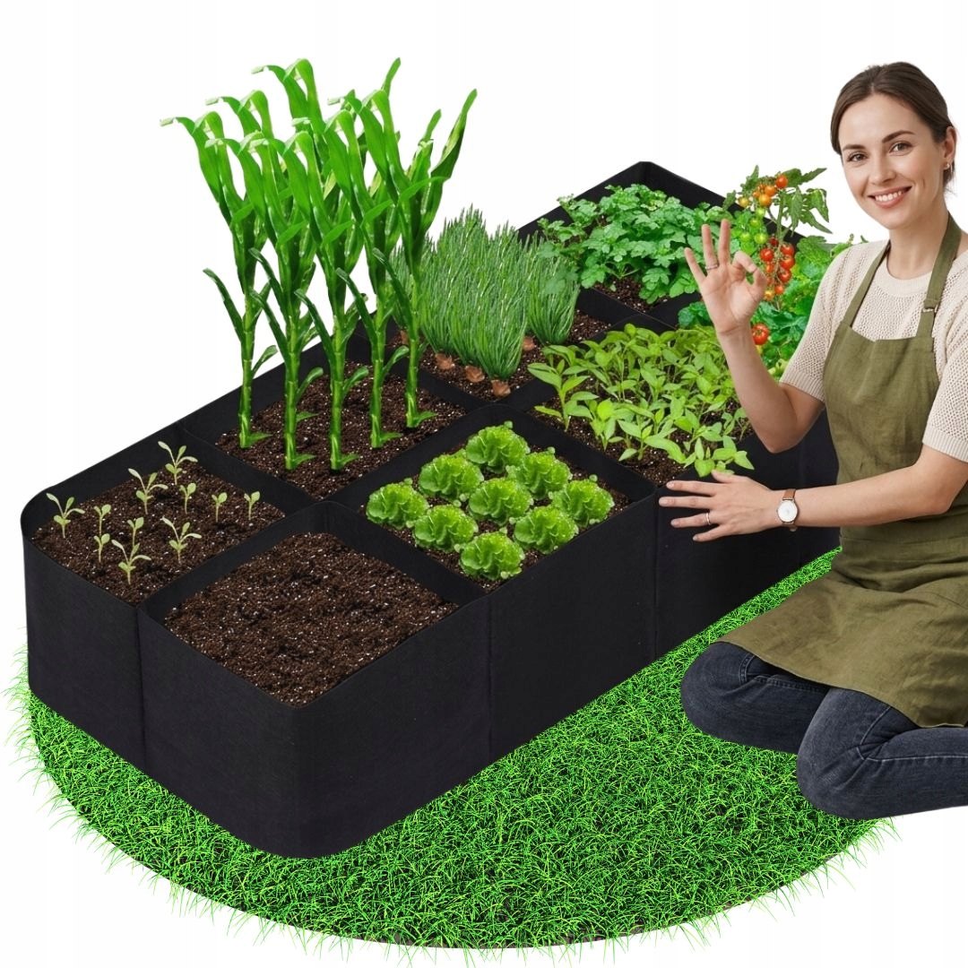 DONICZKA FILCOWA MATERIAŁOWA DO SADZENIA ROŚLIN WARZYW OGRODOWA 120x60 DUŻA