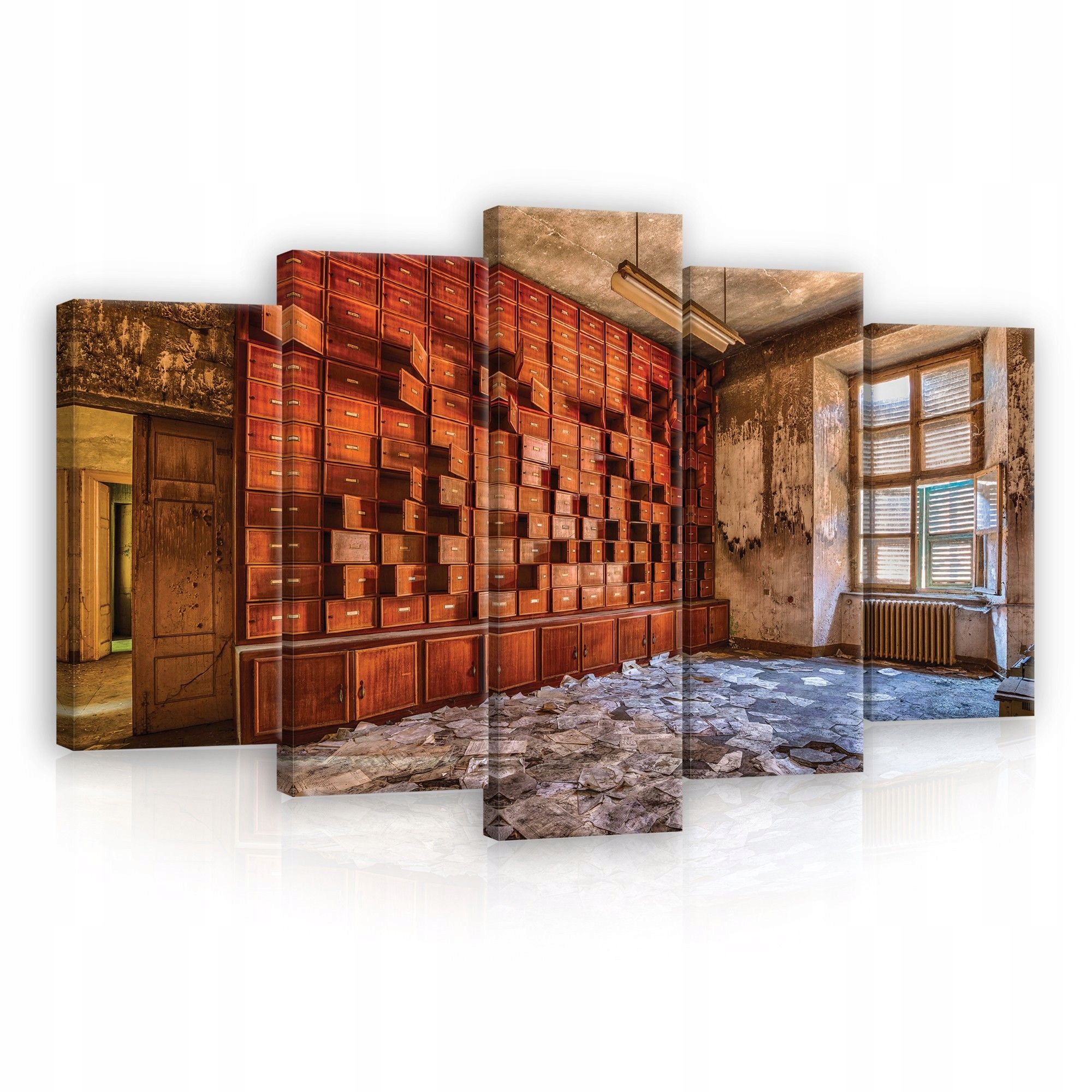 Obraz 100x60 Opuštěné místo ruiny rozpad staré historie nostalgie urbex