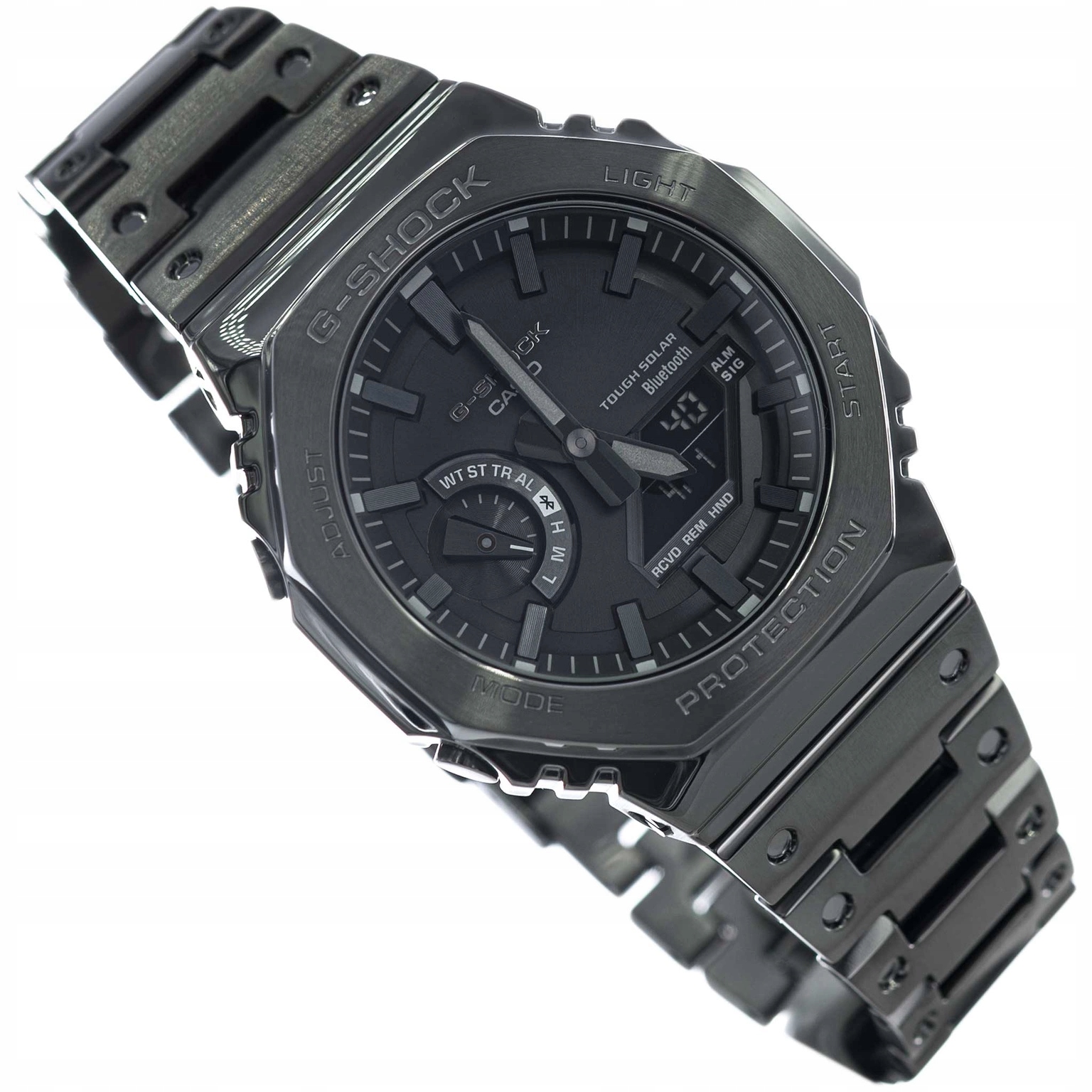 Pánské Hodinky Casio GM-B2100BD-1AER Černé S Bluetooth Solárním Náramkem
