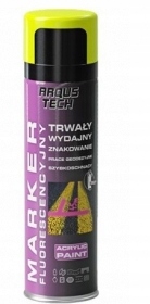 Lakier spray 500ml fluoresencyjny ŻÓŁTY marker