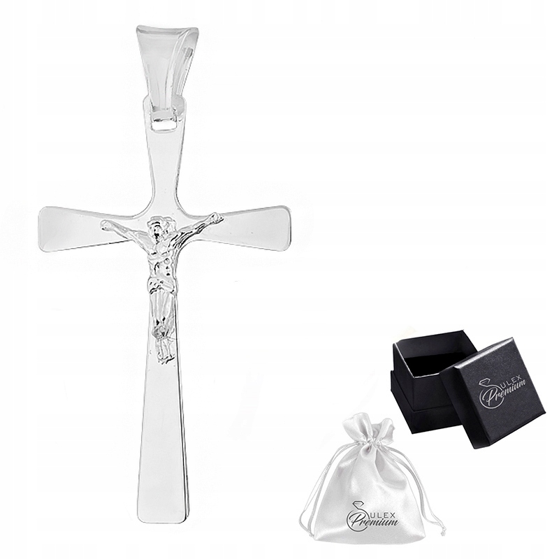 Stříbrný křížek ryzost 925 Unikátní přívěsek s Ježíšem Kristem